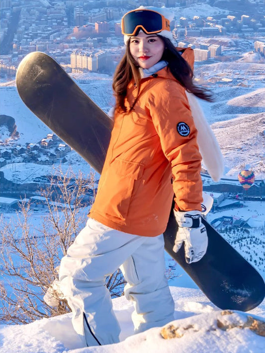 Women Plus Size Snow Suits Insulated Ski Wear Set