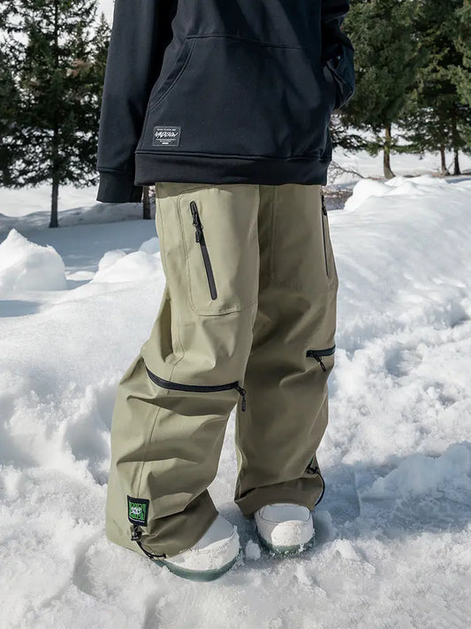 Baggy Snowboard Trousers Unisex Cargo Ski PantsĀ