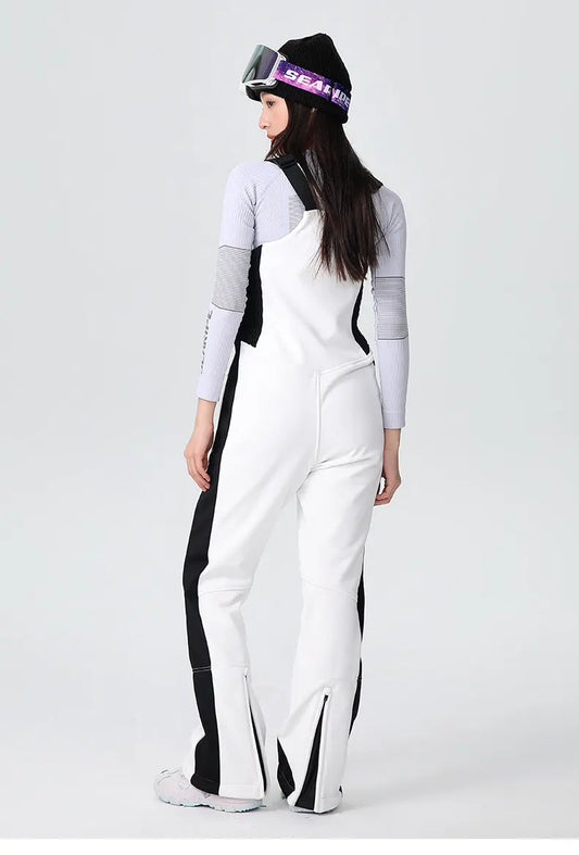 Elegant One-piece Ski Bibs Lady Slim Fit Snow JumpsuitsĀ