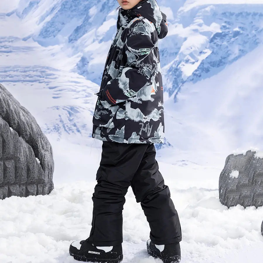 Hotian Boy Ski Snowboarding Set Waterproof HOTIAN