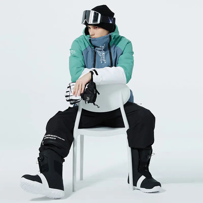 Hotian Men Snowboard Suits Cargo  jacket & Jogger Pants