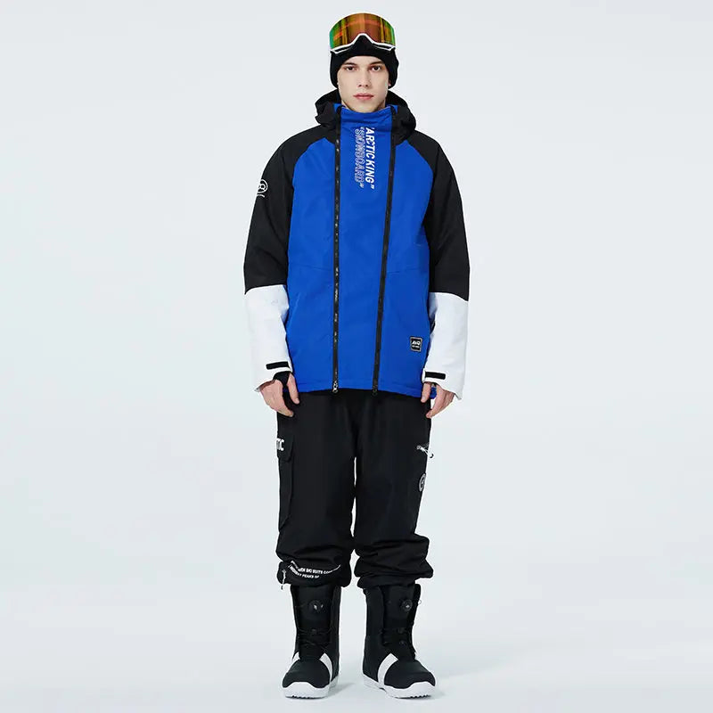 Hotian Men Snowboard Suits Cargo Jacket & Jogger Pants