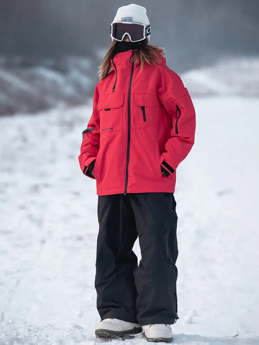 Women Stand Collar Snowsuits 3L Snow Suits SetĀ