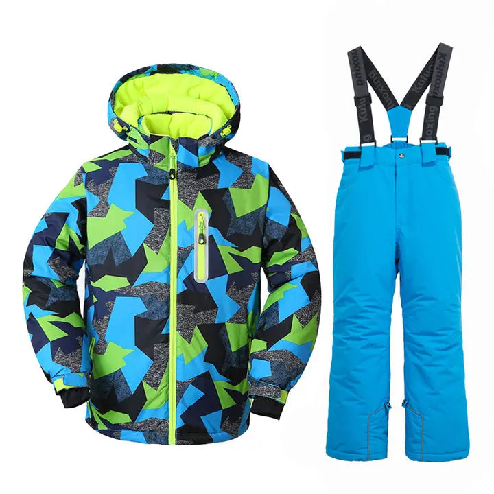 HOTIAN Boys Ski Jacket and Pants Kids Ski Suits HOTIAN