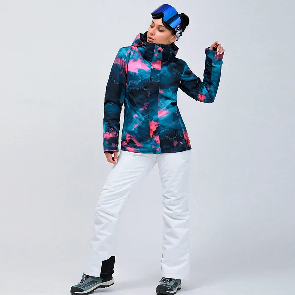HOTIAN Women's Snowboard Jacket and Pants Set Ski Suits HOTIAN