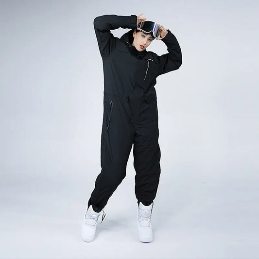 Outdoor Hooded Ski Jumpsuits Coveralls One Piece Ski Suits（复制） 