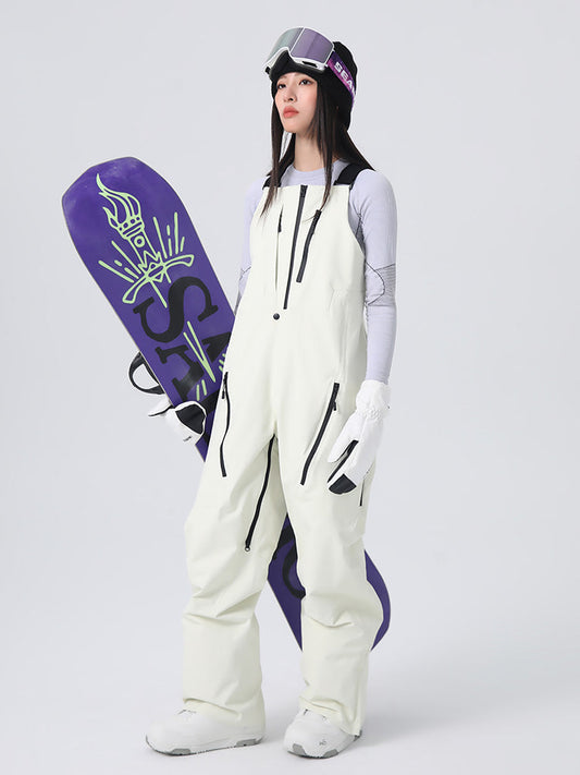 Women's Searipe Durable Mountain Rider All-Terrain Overall Snowboard Pants 