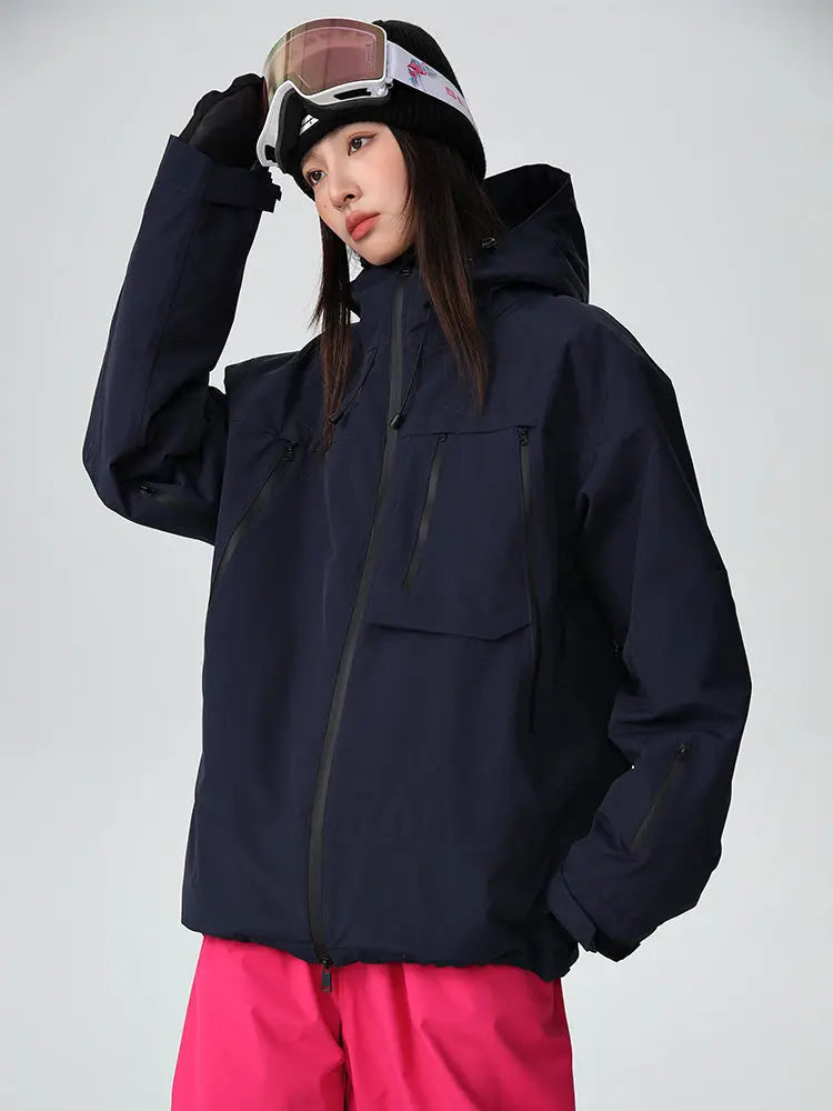 Women's Searipe Durable Mountain Pro All-Terrain Baggy Snow Jacket 