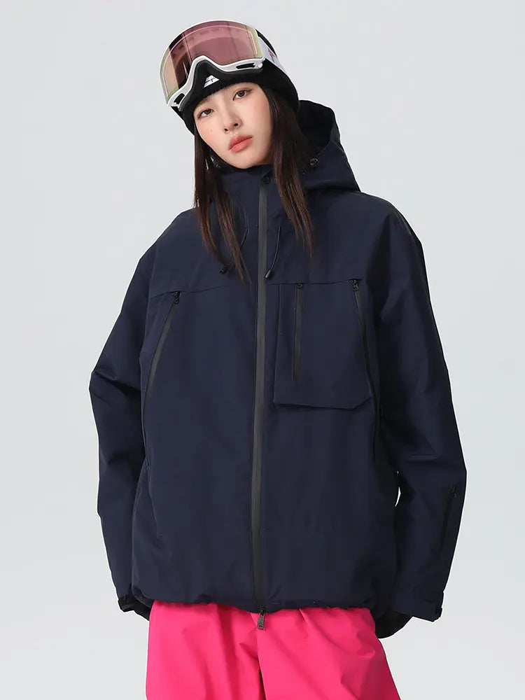 Women's Searipe Durable Mountain Pro All-Terrain Baggy Snow Jacket 