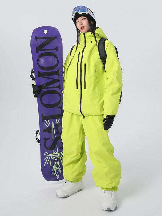 Women's Searipe Unisex Durable Mountain Rider All-Terrain Baggy Snow Suit 