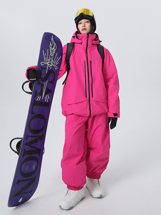 Women's Searipe Unisex Ridge Master Mountain Freerider Baggy Snow Suit 