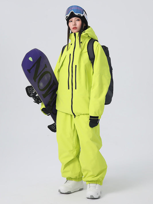 Women's Searipe Unisex Durable Mountain Rider All-Terrain Baggy Snow Suit 