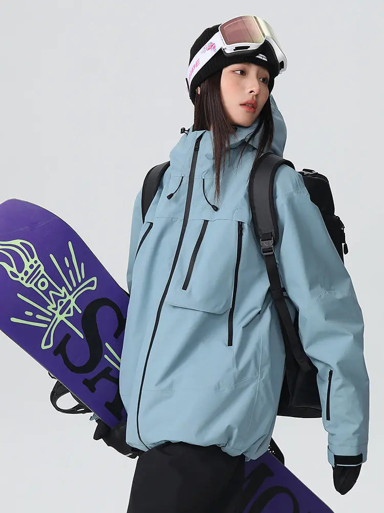 Women's Searipe Durable Mountain Pro All-Terrain Baggy Snow Jacket 