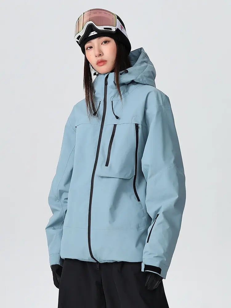 Women's Searipe Durable Mountain Pro All-Terrain Baggy Snow Jacket 