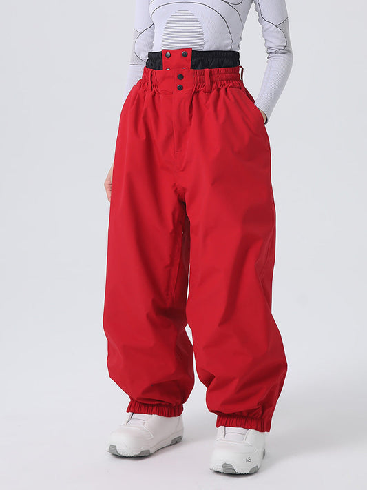 Women's Searipe Durable Mountain Rider All-Terrain Baggy Snow Pants 