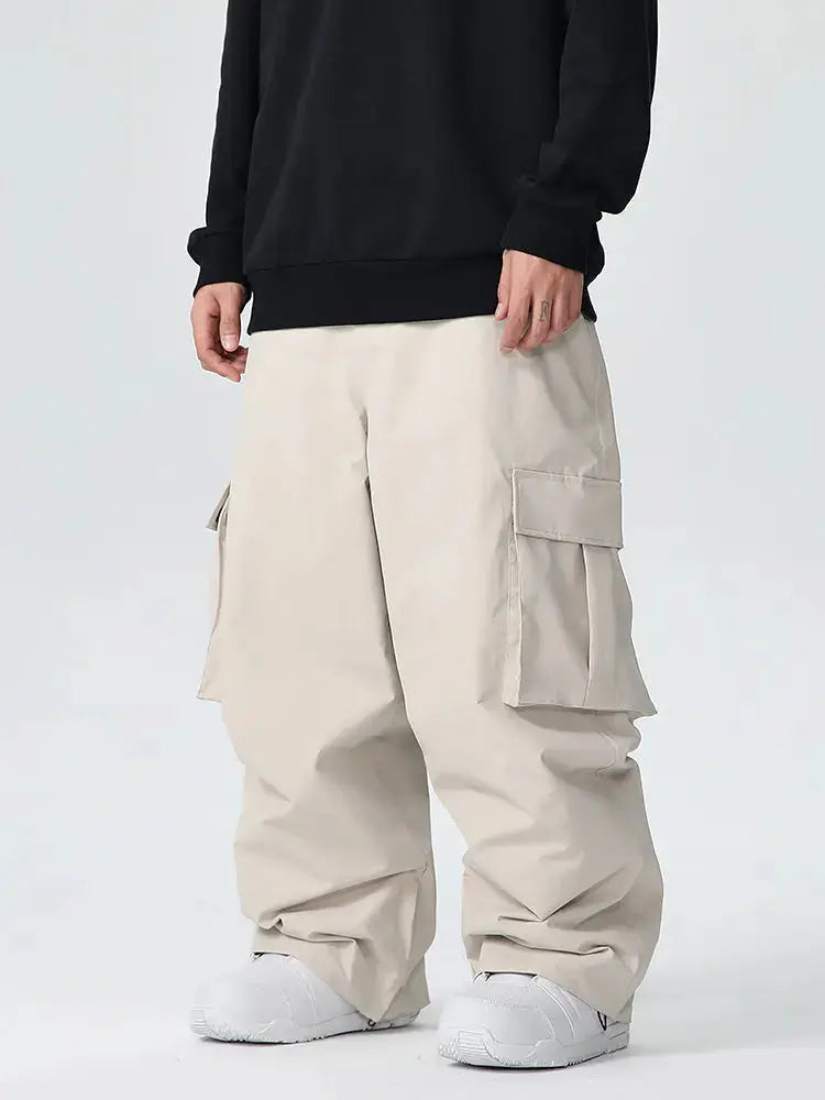 Men's Searipe Durable Mountain Pro All Function Baggy Snow Pants 