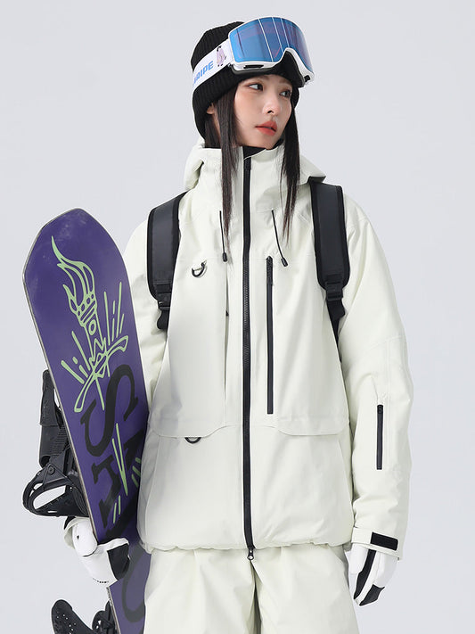 Women's Searipe Unisex All-Weather Mountain Rider Backcountry Utility Snow Jacket 