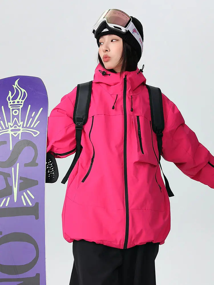 Women's Searipe Durable Mountain Pro All-Terrain Baggy Snow Jacket 