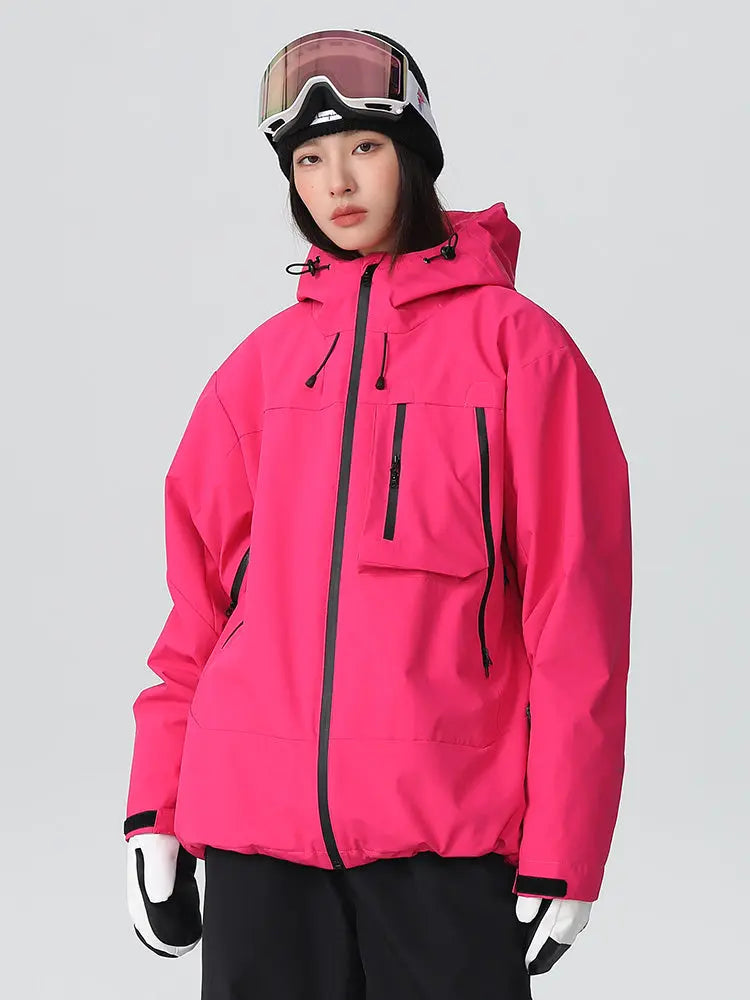 Women's Searipe Durable Mountain Pro All-Terrain Baggy Snow Jacket 