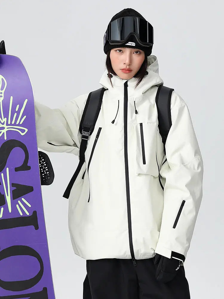 Women's Searipe Durable Mountain Pro All-Terrain Baggy Snow Jacket 