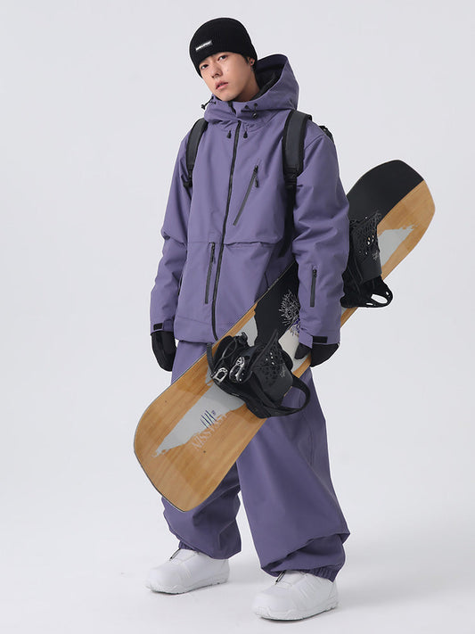 Men's Searipe Unisex Durable Mountain Rider All-Weather Baggy Snow Suit 