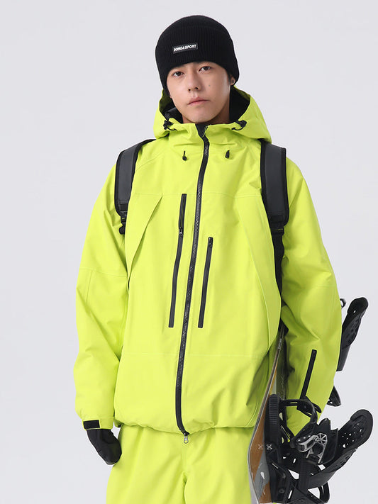 Men's Searipe Unisex Durable Mountain Rider All-Terrain Baggy Snow Jacket 