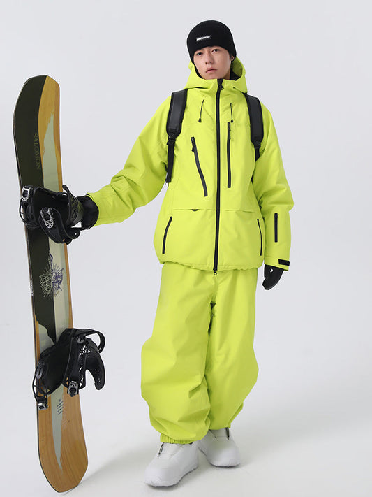 Men's Searipe Unisex Urban Ridge Mountain Freeride Baggy Snow Suit 