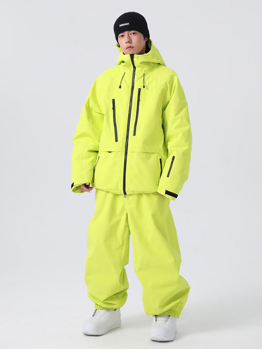 Men's Searipe Unisex Urban Ridge Mountain Freeride Baggy Snow Suit 