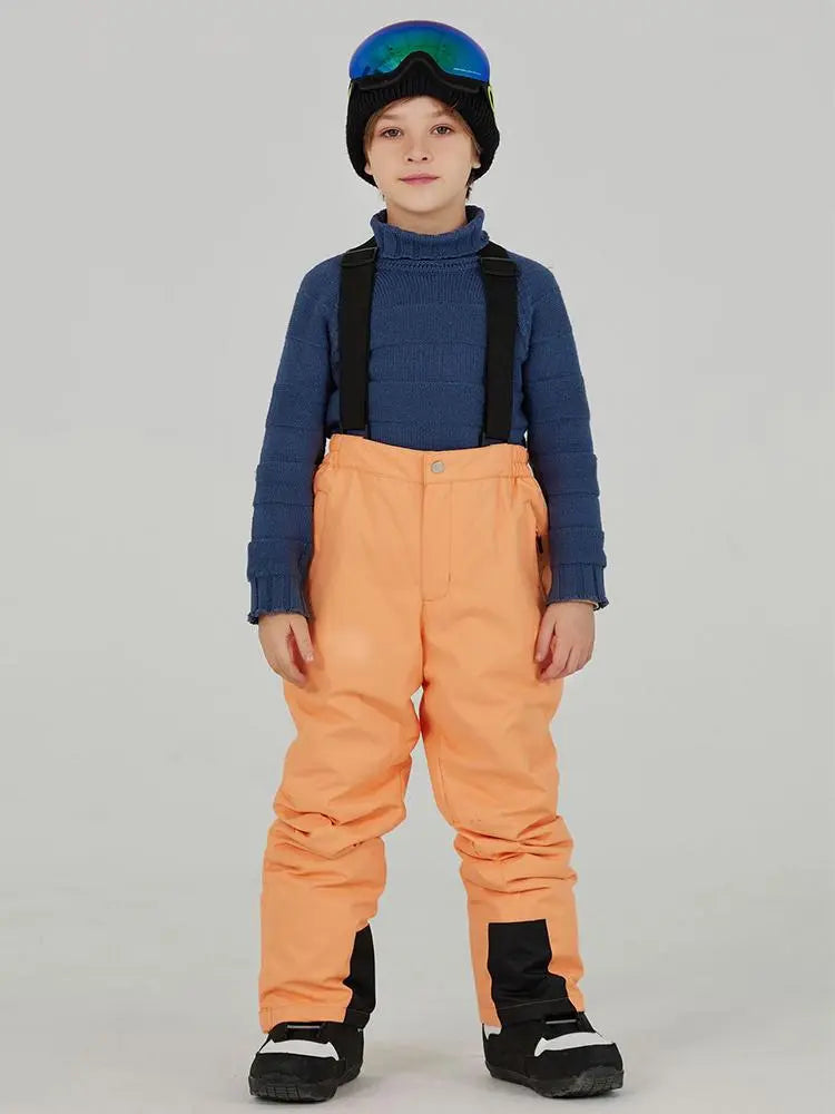 Kids Loose Fit Snow & Ski Pants Removable Shoulder Strap（复制） 