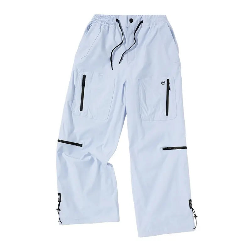 Baggy Snowboard Trousers Unisex Cargo Ski Pants 