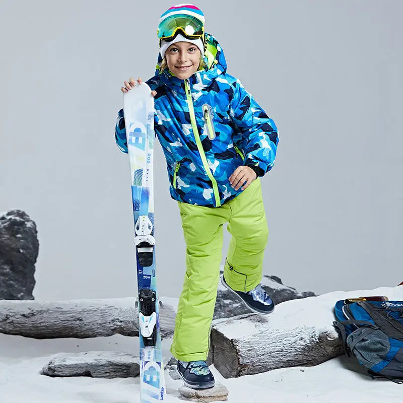 Best Outdoor Snowsuits for Kids Winter Ski Jacket and Pants Kids HOTIAN