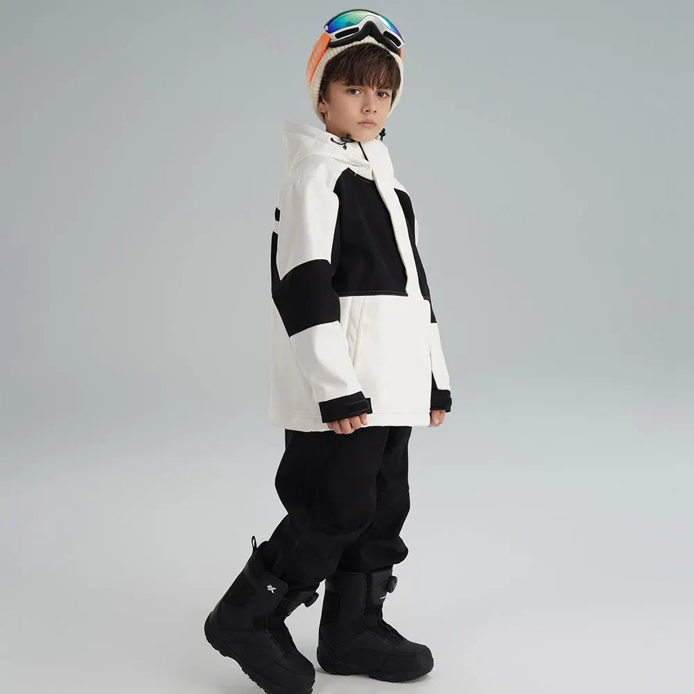 Boy's Color Blocked Warm Snow Suit