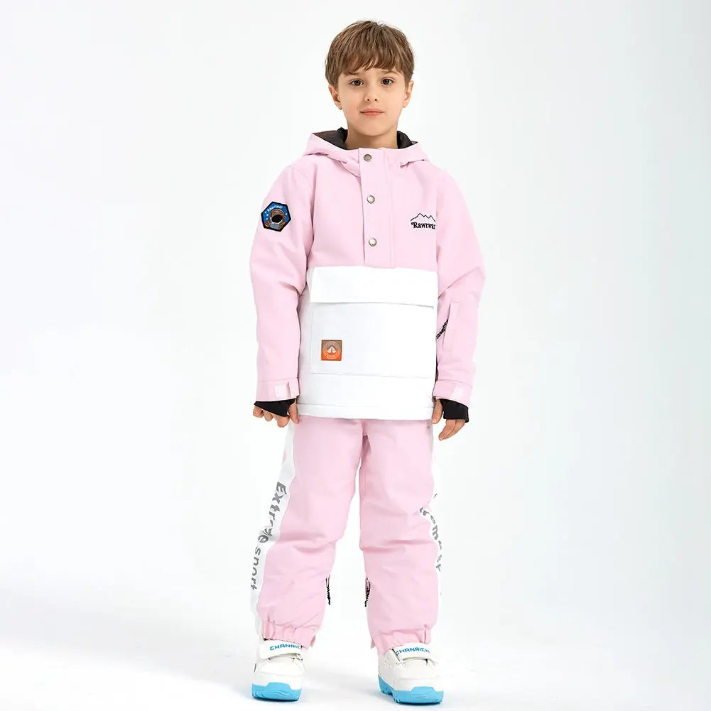 Boys Color Blocked Snowsuits