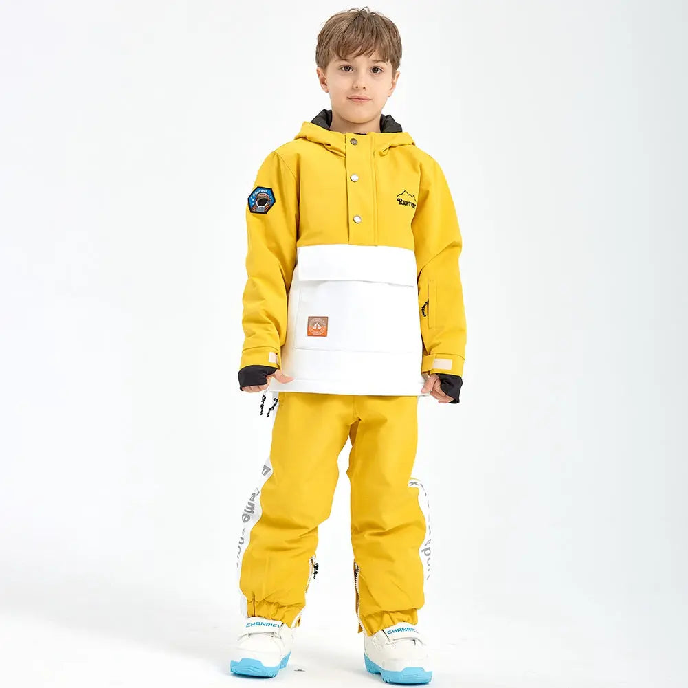 Boys Color Blocked Snowsuits