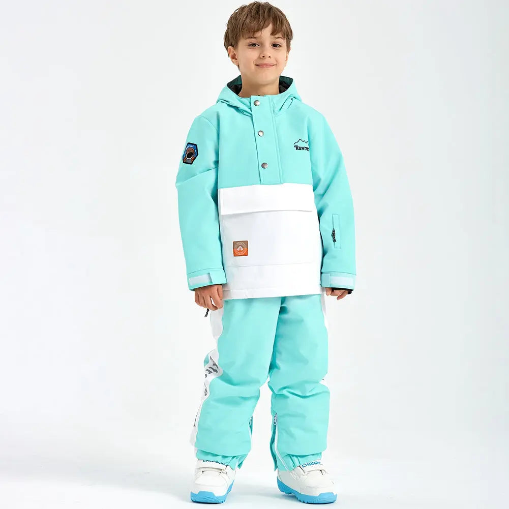 Boys Color Blocked Snowsuits