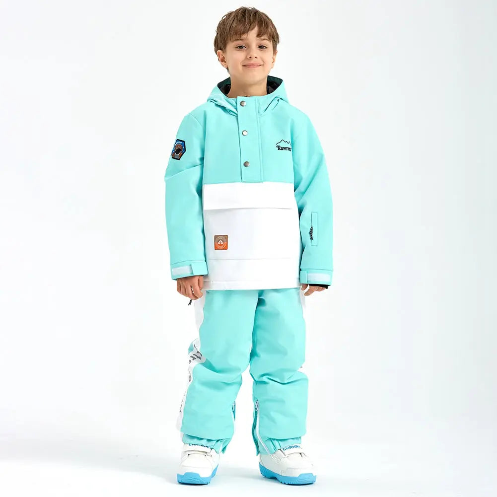 Boys Color Blocked Snowsuits