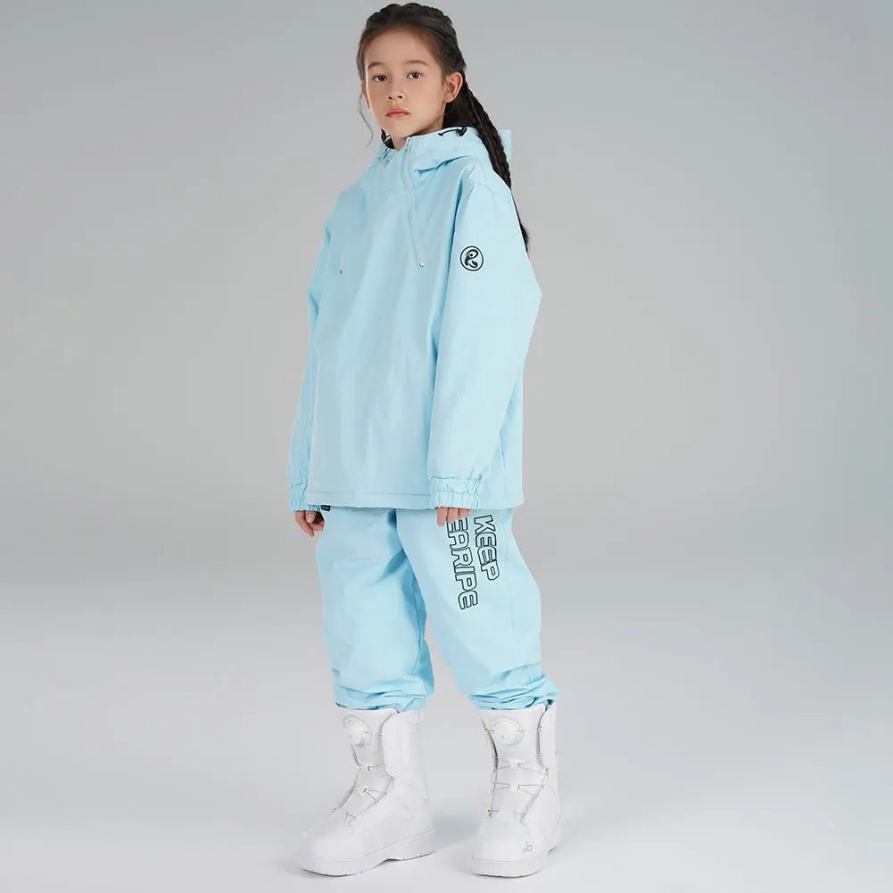 Cargo Insulated Girls Snowboard Jacket And Pants