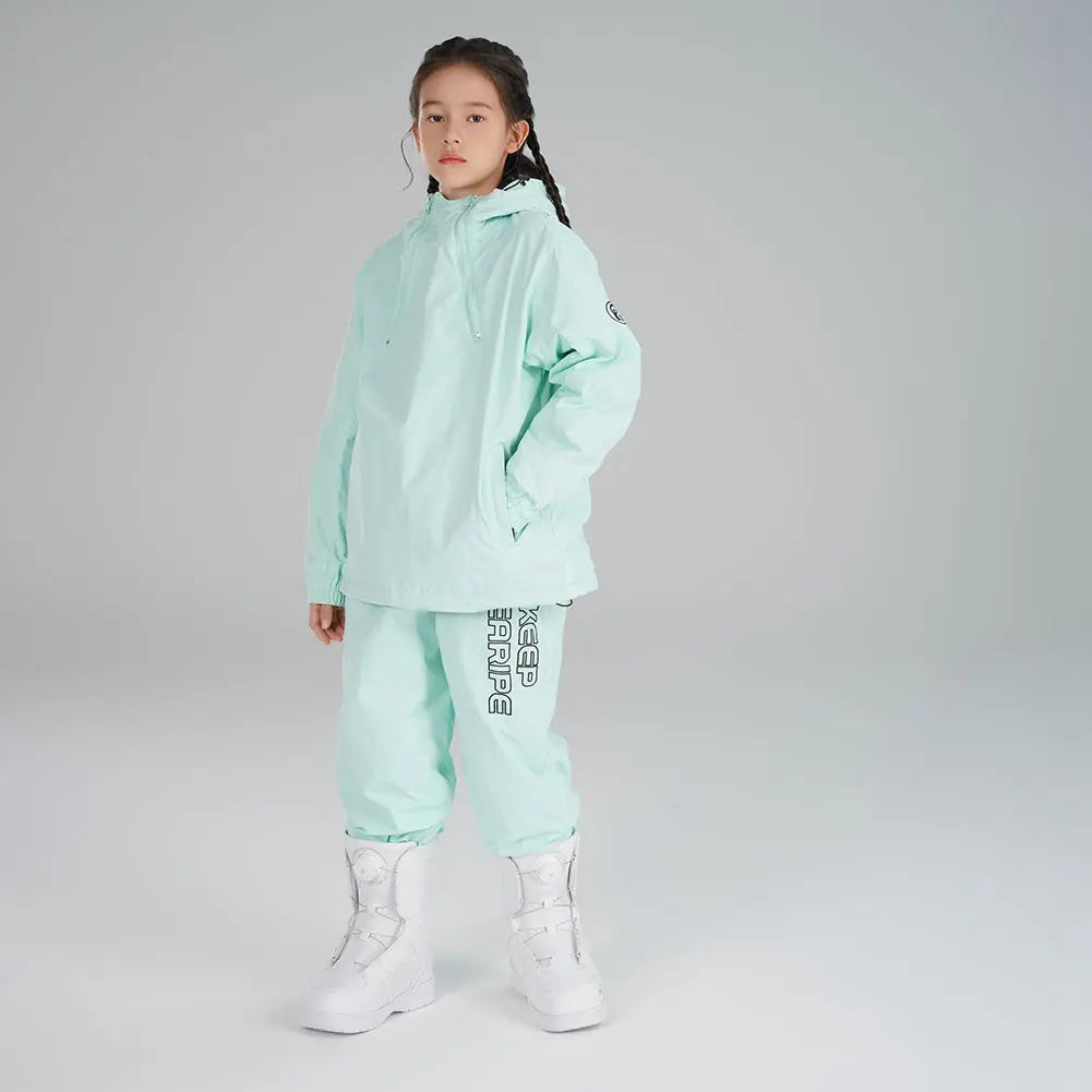 Cargo Insulated Girls Snowboard Jacket And Pants