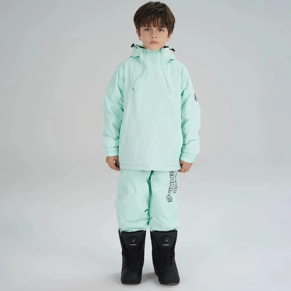 Cargo Insulated Girls Snowboard Jacket And Pants HOTIAN
