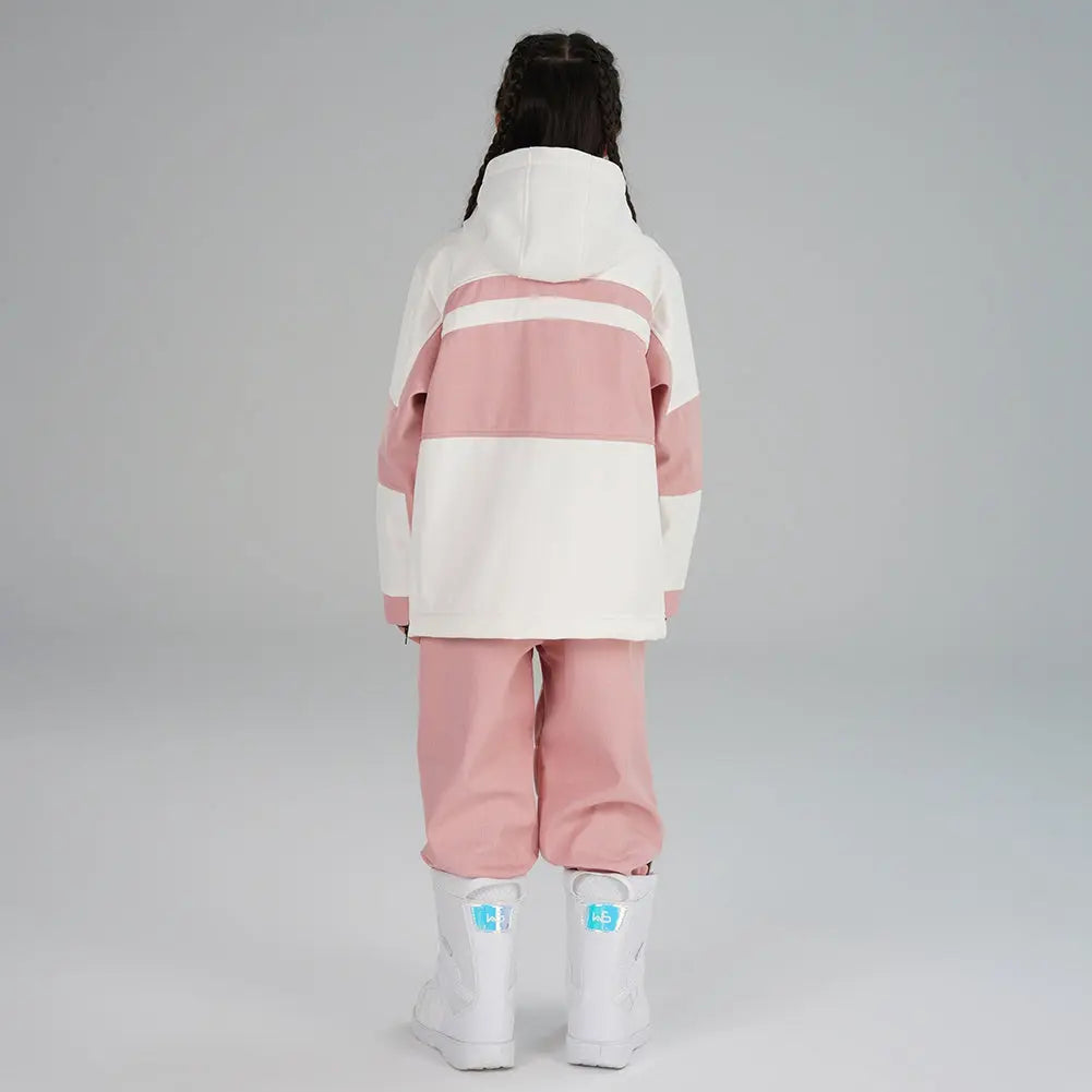 Girl's Color Blocked Warm Snow Suit