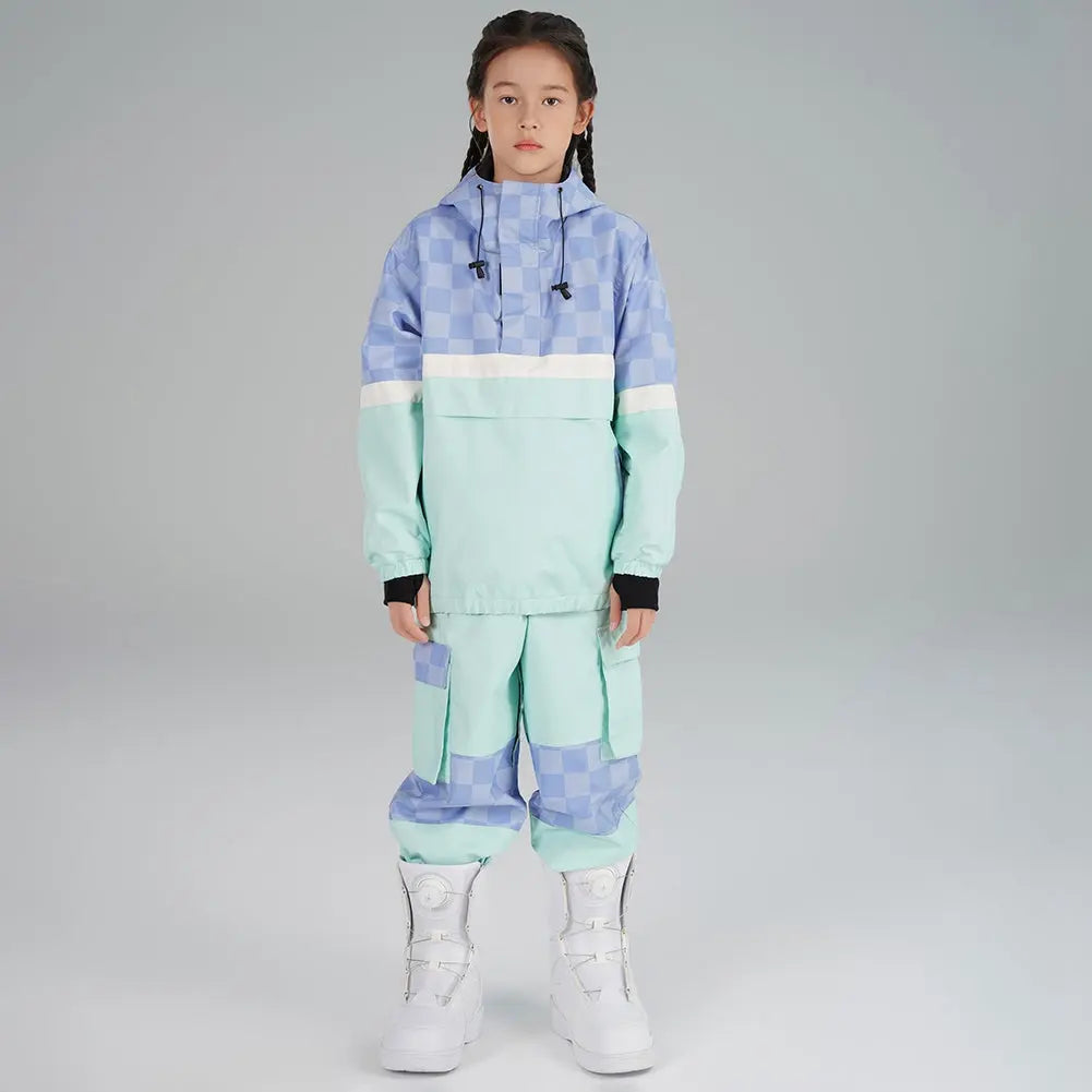 Girl's Insulated Snowboard Jacket and Snow Pants