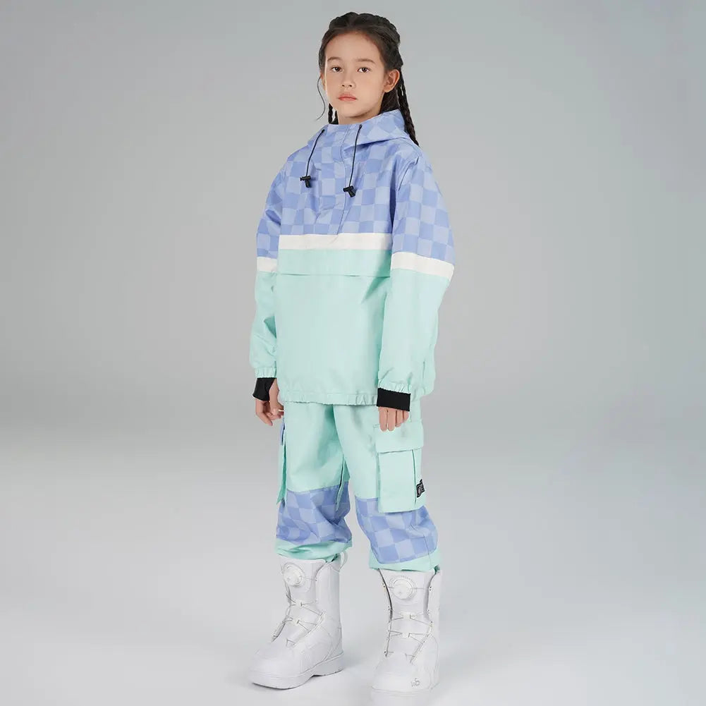 Girl's Insulated Snowboard Jacket and Snow Pants