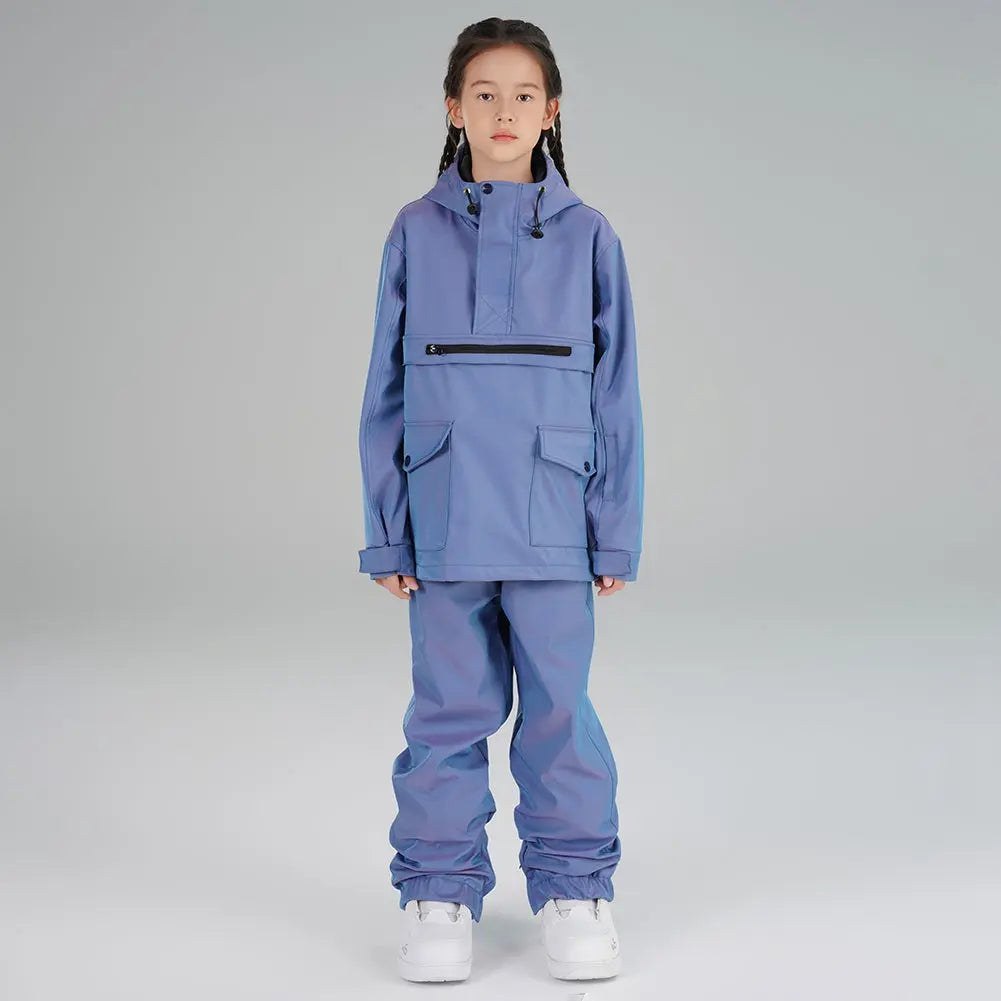 Girls Insulated Cargo Snow Suits