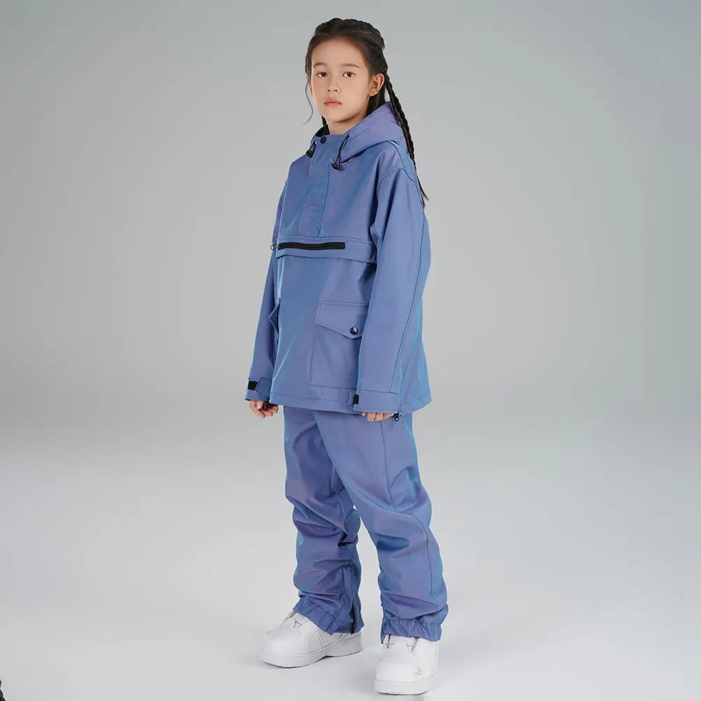 Girls Insulated Cargo Snow Suits