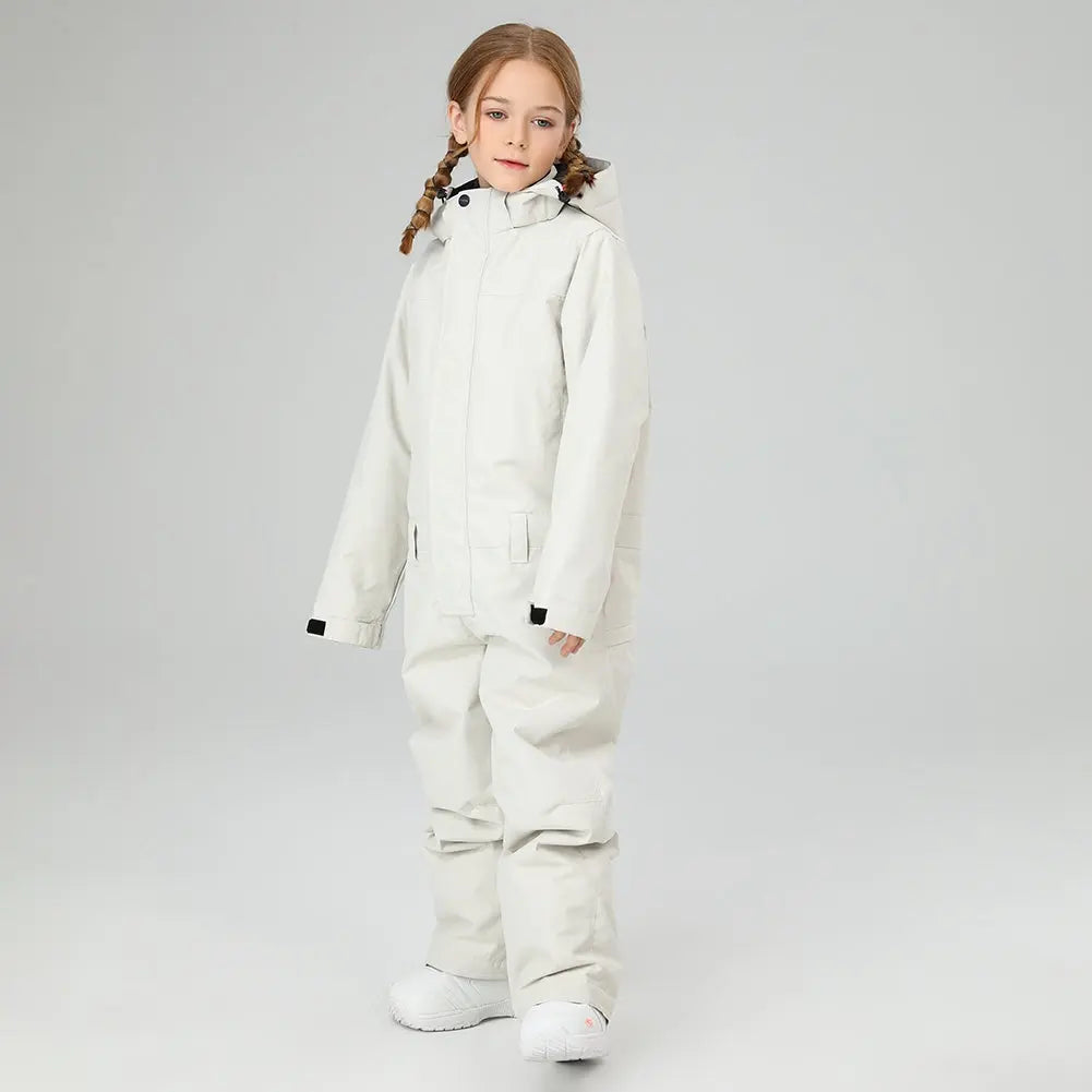 Girls One Piece Snowsuits Waterproof