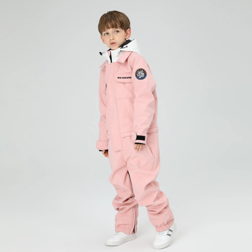 HOTIAN Boys Hooded Cargo One Piece Snow Suits HOTIAN