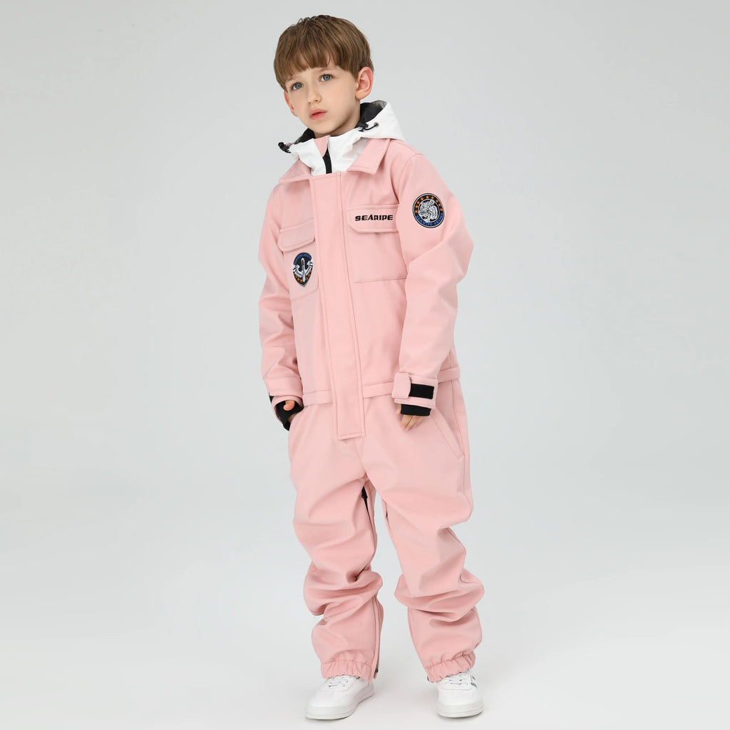 HOTIAN Boys Hooded Cargo One Piece Snow Suits HOTIAN