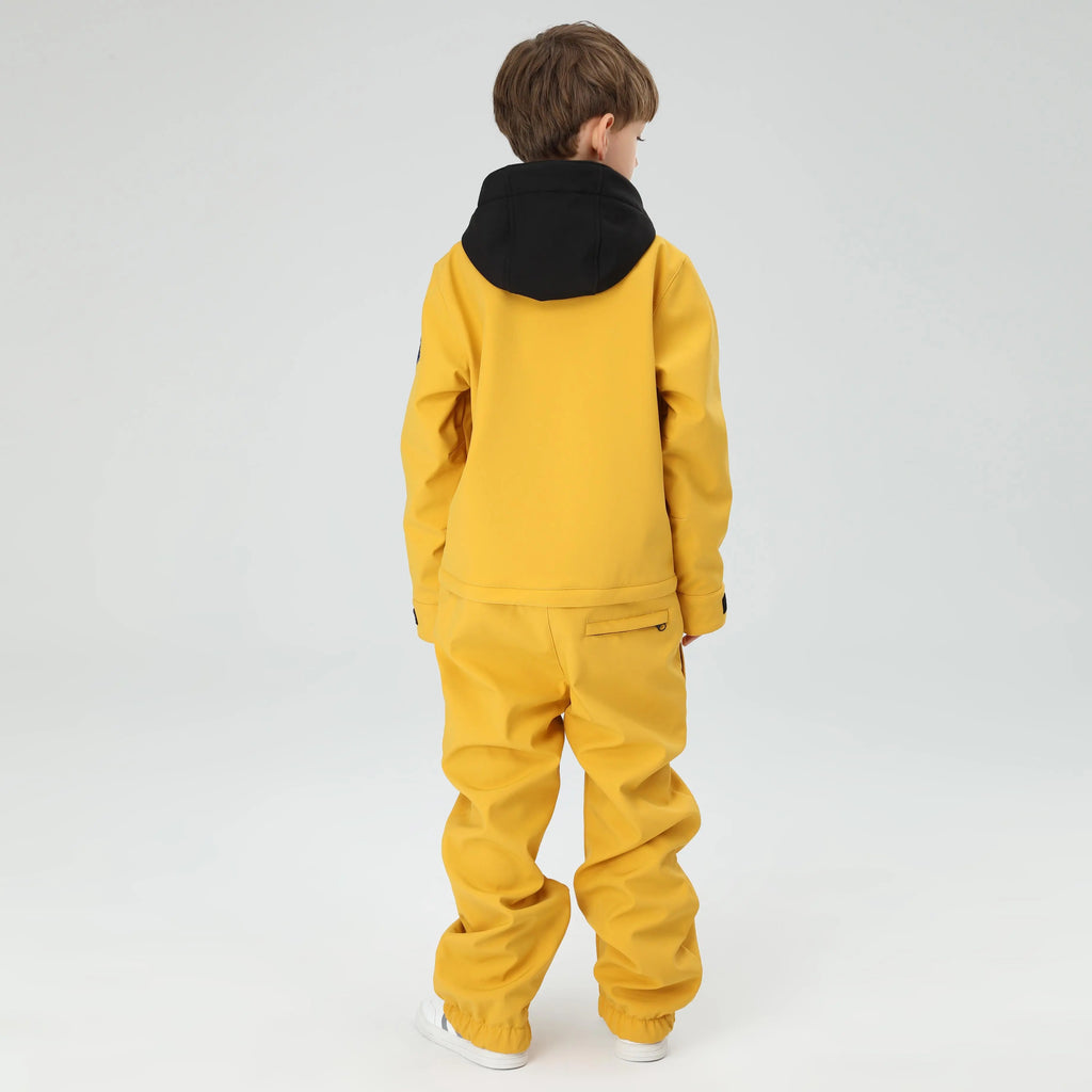 HOTIAN Boys Hooded Cargo One Piece Snow Suits HOTIAN