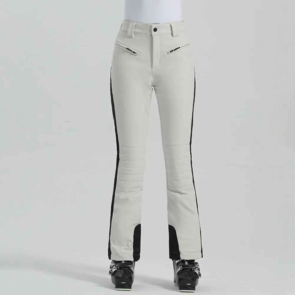 High Waist Slim Snow Pants