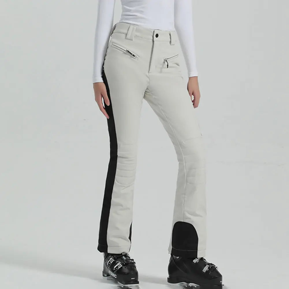 High Waist Slim Snow Pants